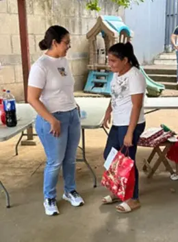 A gift bag each