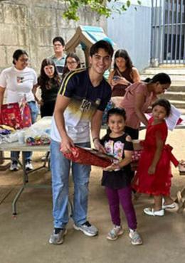 Delivering the gifts