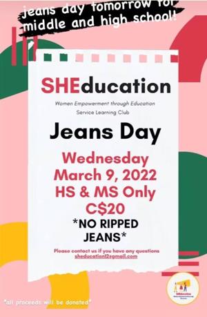 Jeans Day poster